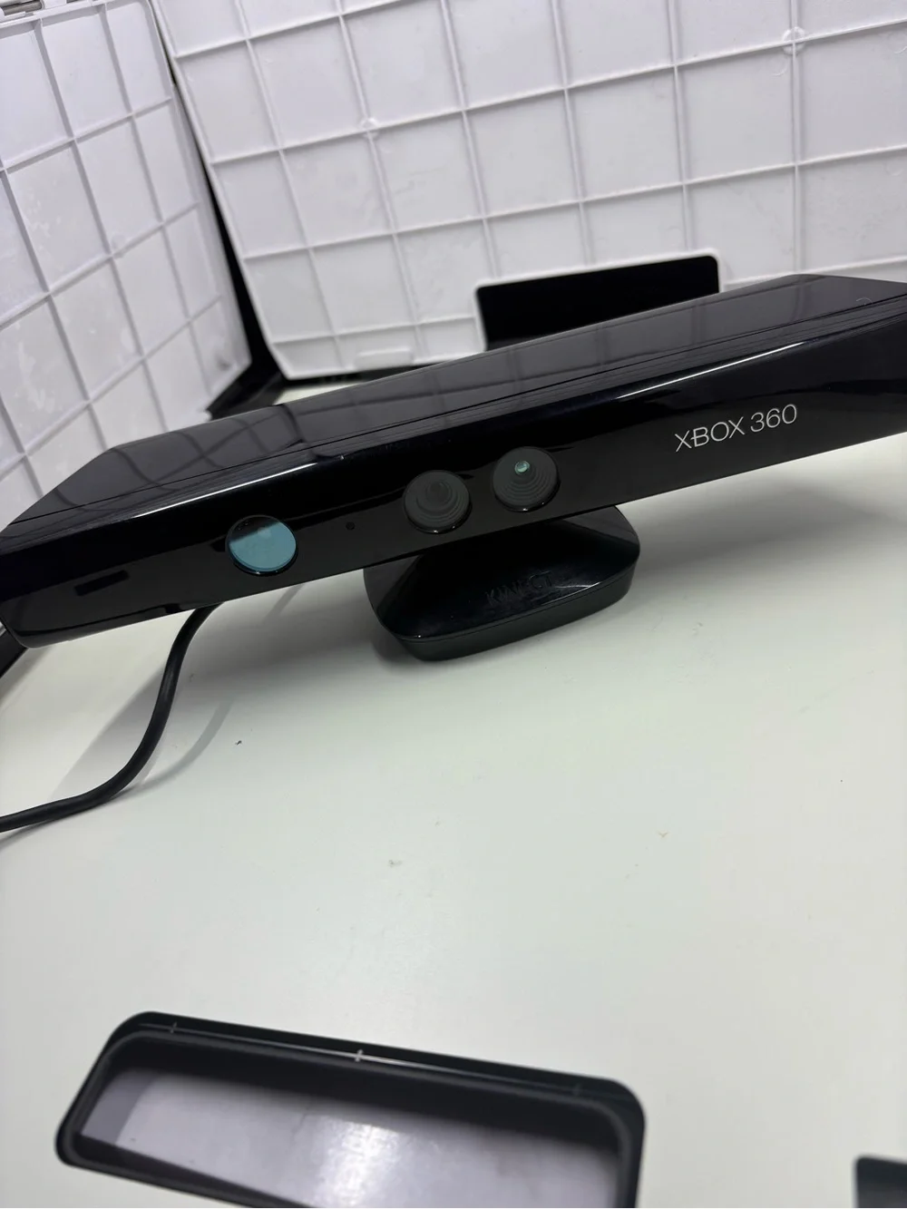 Microsoft Xbox 360 Kinect Sensor with Kinect Adventures! - Black